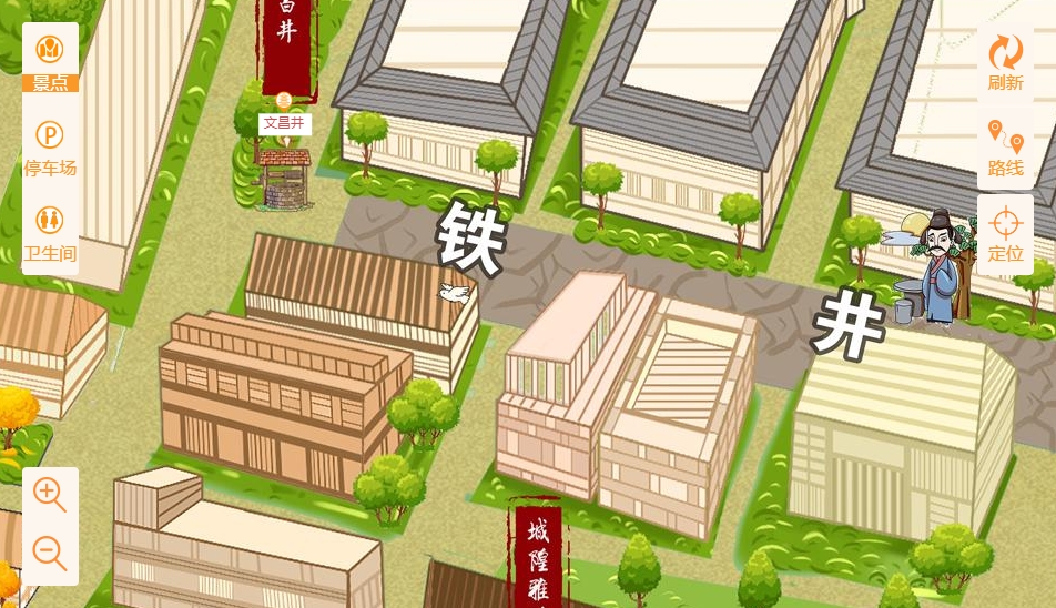 甘井子智慧景区：手绘地图与语音导览的完美融合